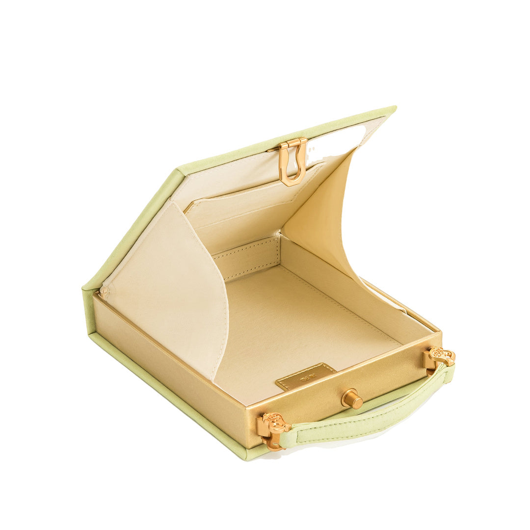 JW PEI Taya-Puppy Pattern Book Shape Clutch Bag - Light Green
