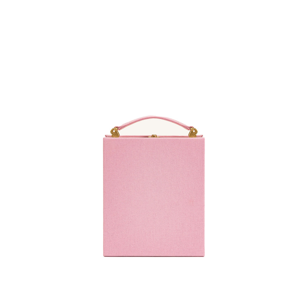 JW PEI Taya Tabby Cat Pattern Book Shape Clutch Bag - Pink
