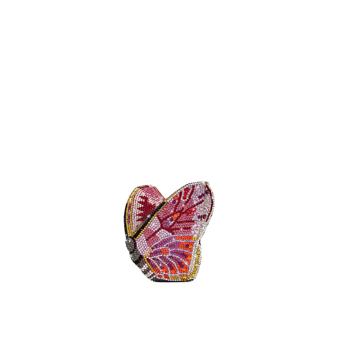 JW PEI Paisley Crystal Butterfly Clutch - Multicolor