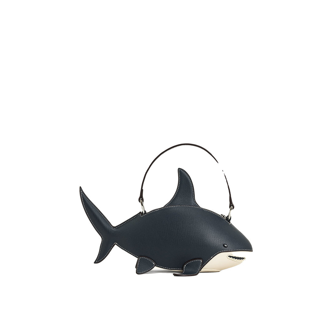 JW PEI Nerys Shark Look Top Handle Bag - Dark Blue
