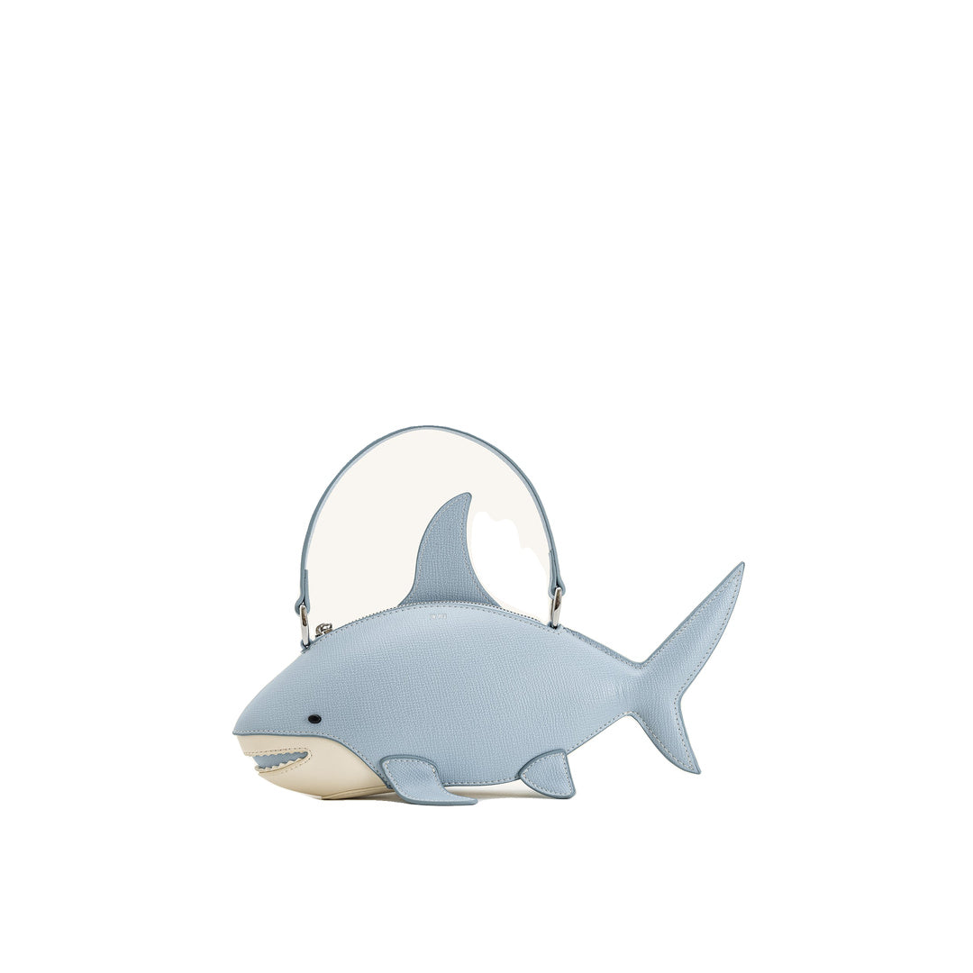 JW PEI Nerys Shark Look Top Handle Bag - Light Blue