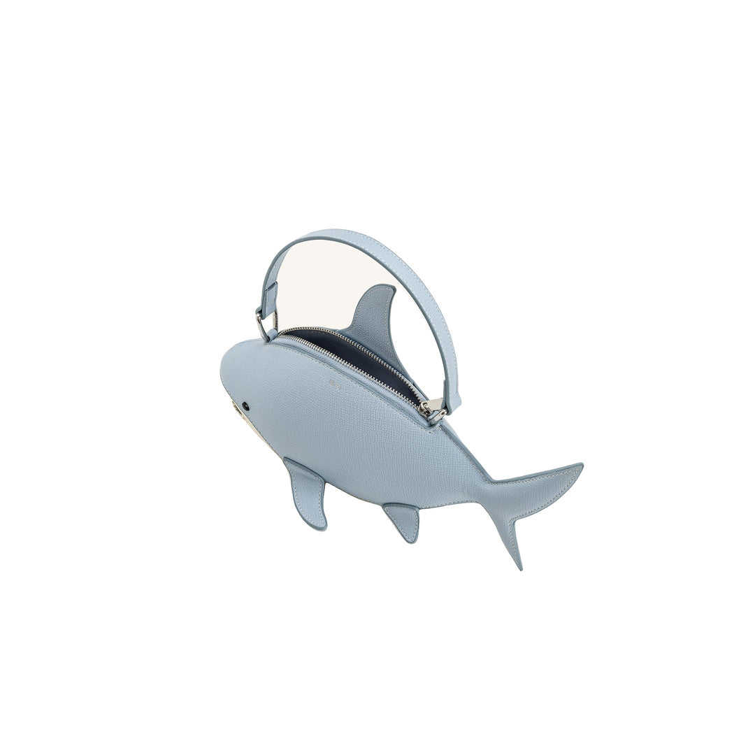 JW PEI Nerys Shark Look Top Handle Bag - Light Blue