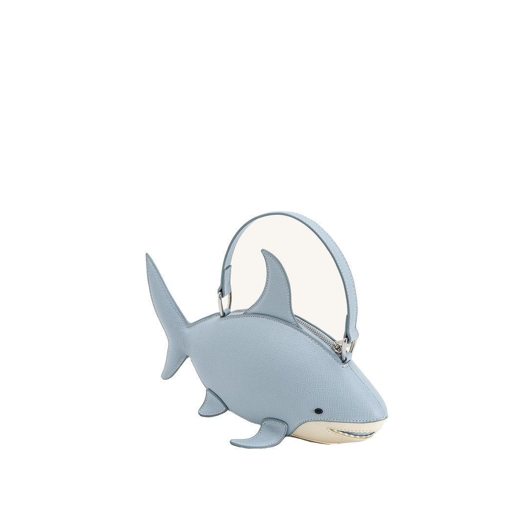 JW PEI Nerys Shark Look Top Handle Bag - Light Blue