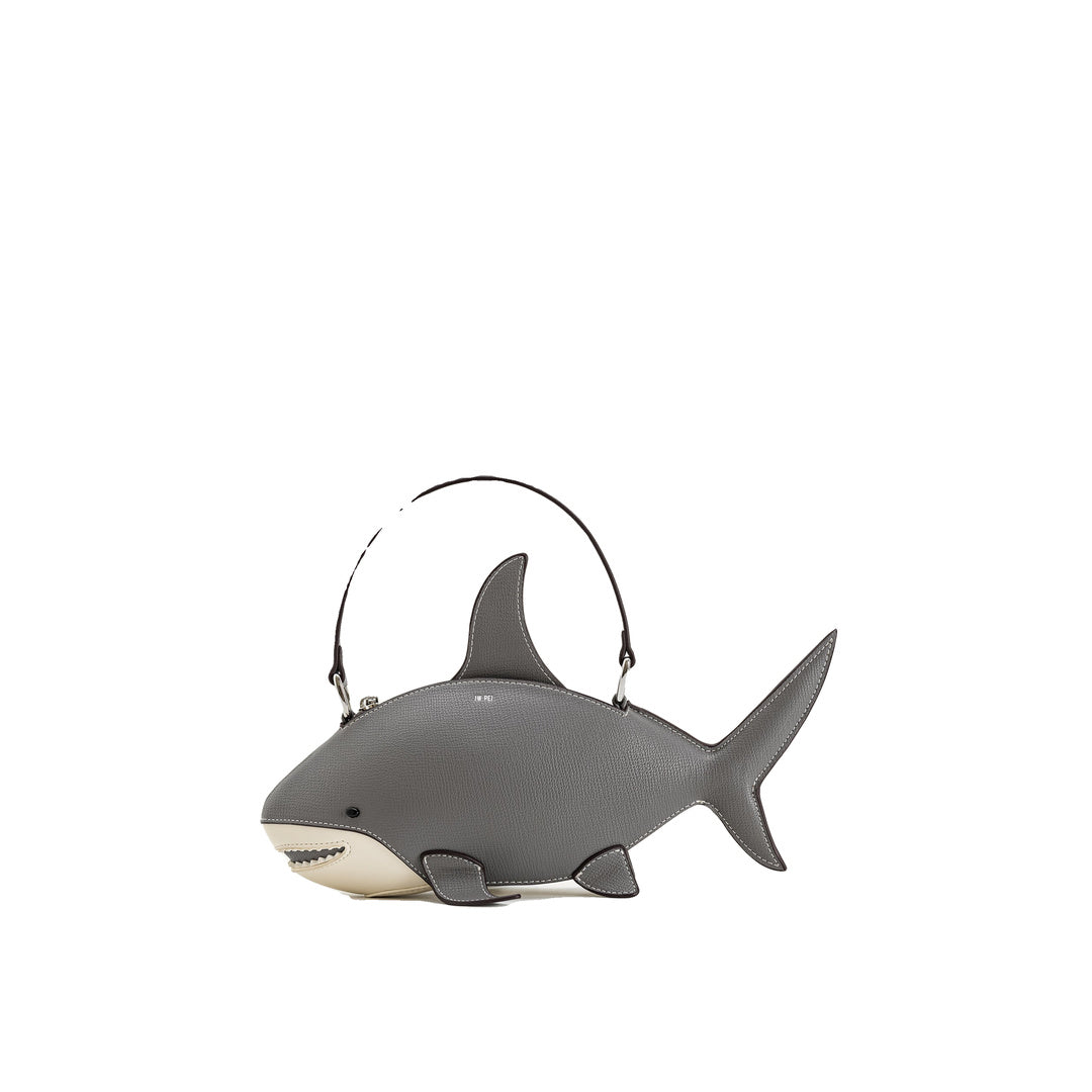 JW PEI Nerys Shark Look Top Handle Bag - Grey