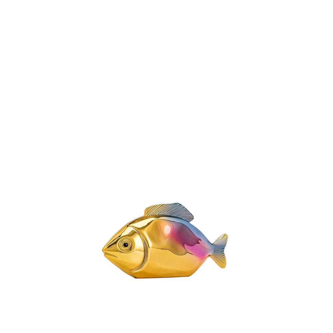 JW PEI Fish Shaped Clutch - Gold/Blue