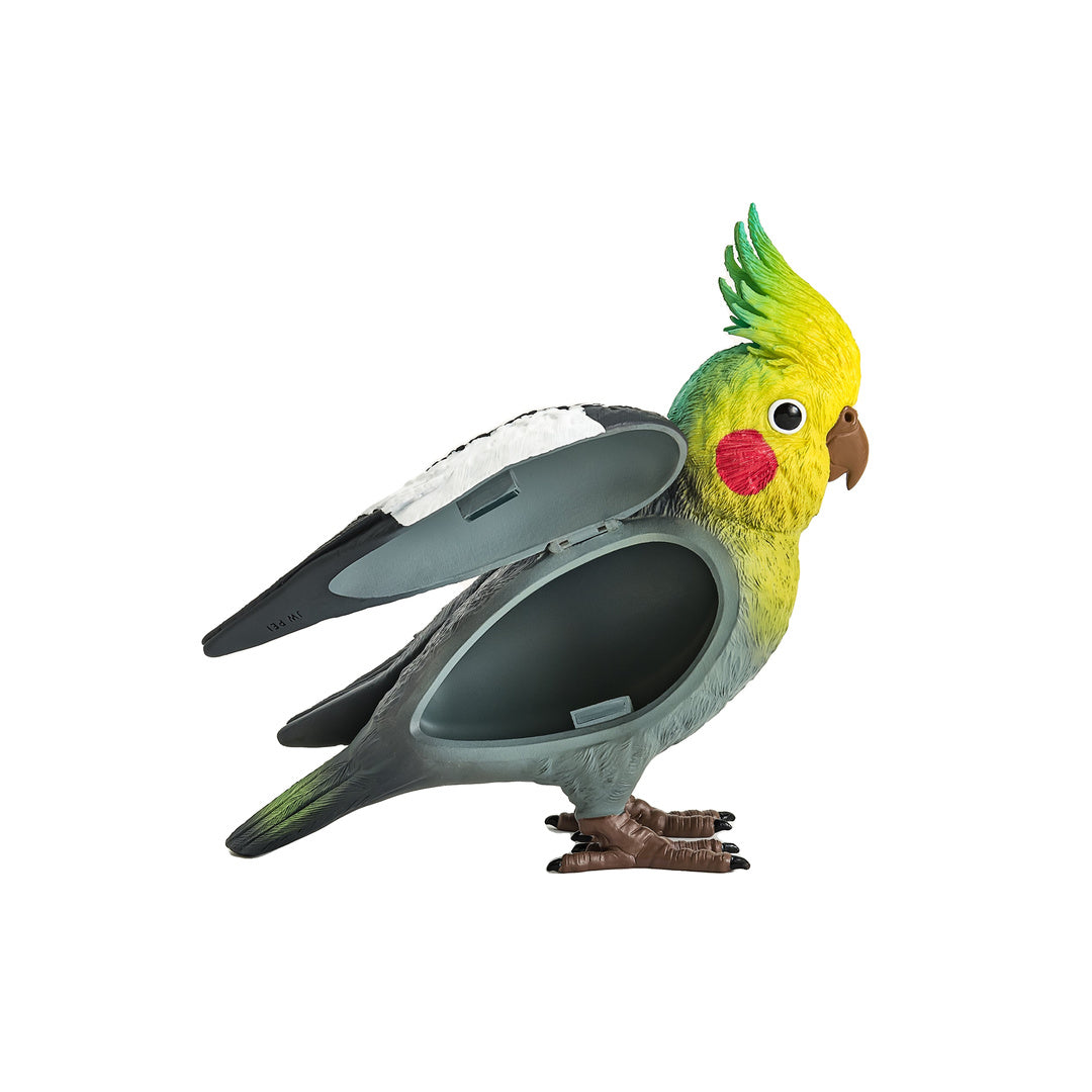 JW PEI Gray Cockatiel Clutch Bag - Multicolor