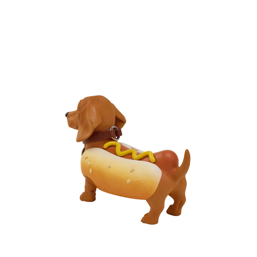 JW PEI Dachshund Hot Dog Bag - Brown/Yellow