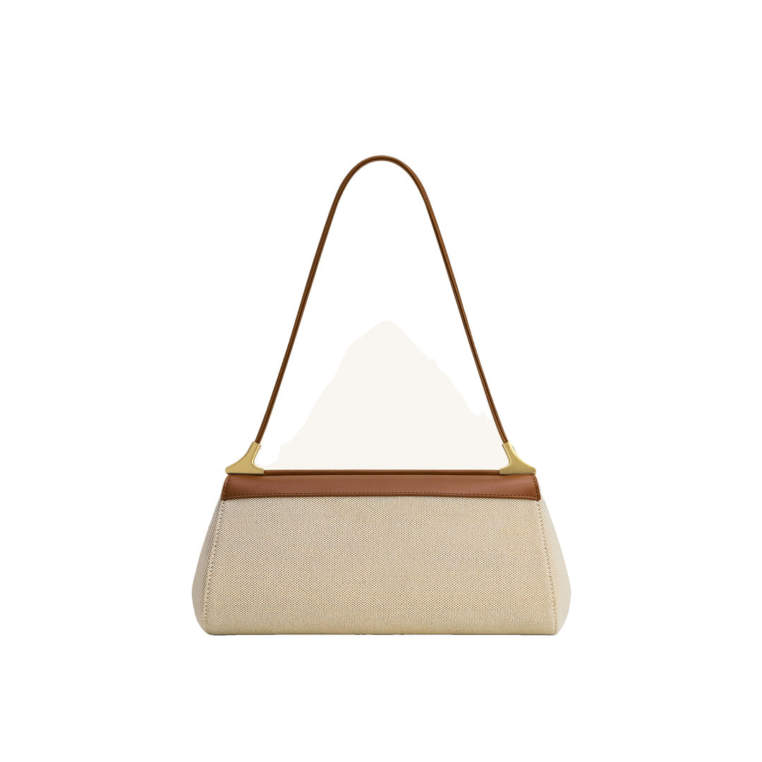 JW PEI Eloise Shoulder Bag - Brown Canvas