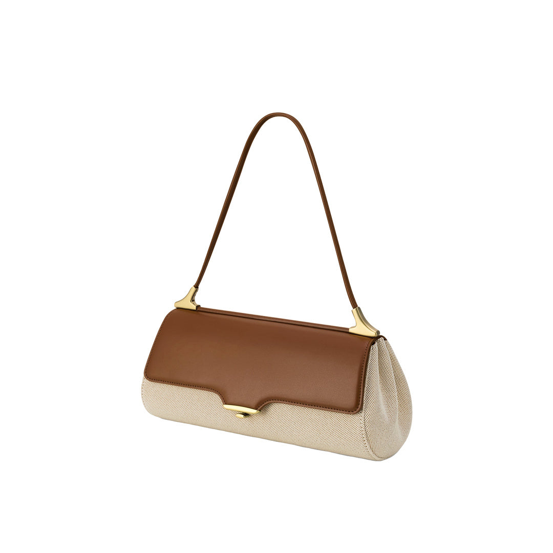 JW PEI Eloise Shoulder Bag - Brown Canvas