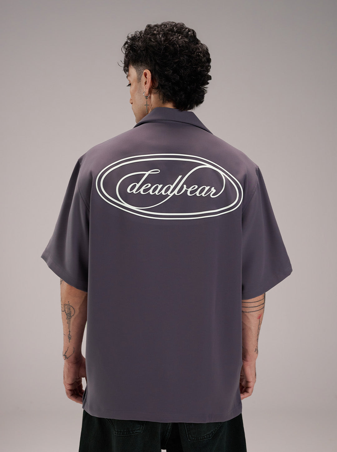 Signature Bowling Shirt Slate Lavender