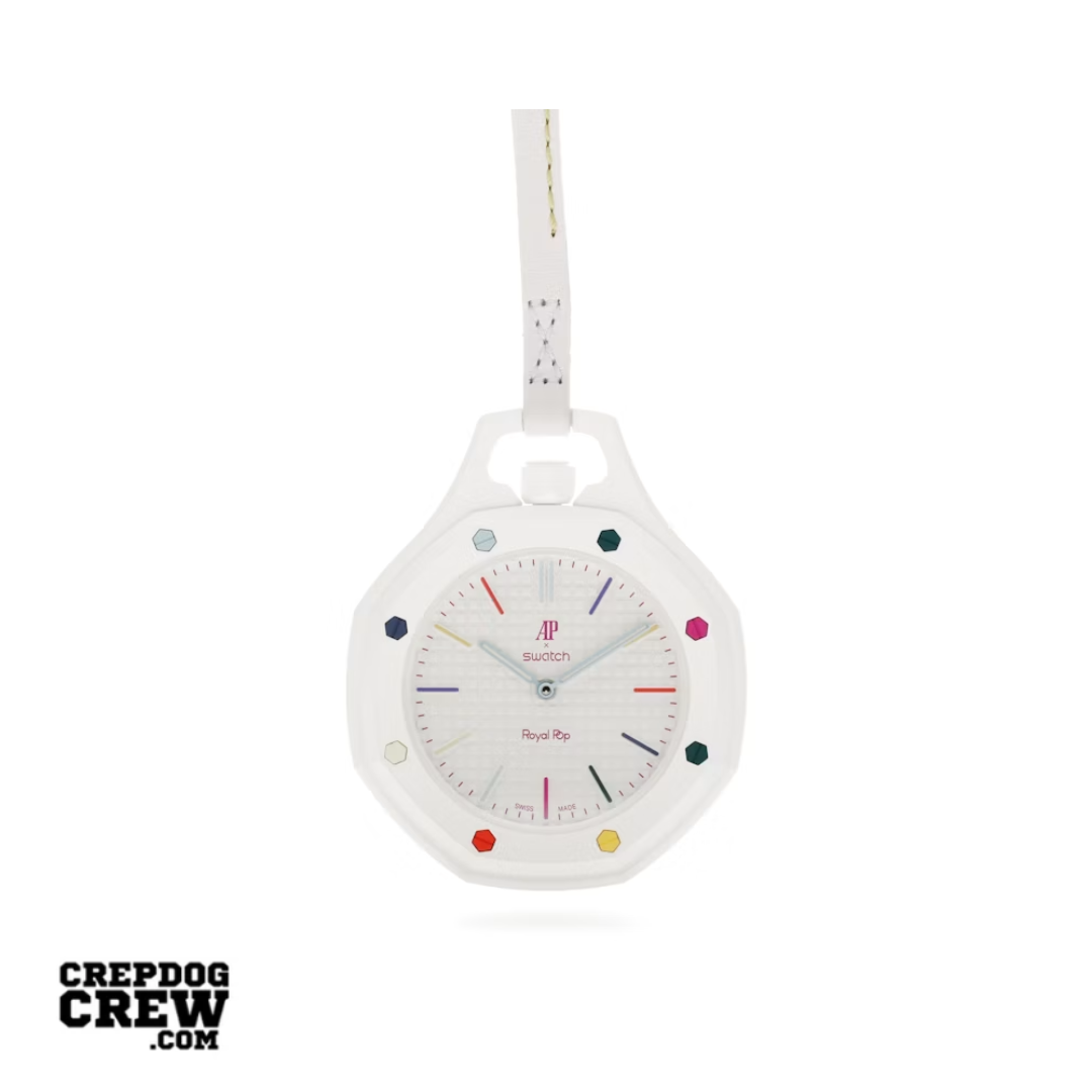 Swatch x Audemars Piguet Bioceramic Royal Pop Huit Blanc