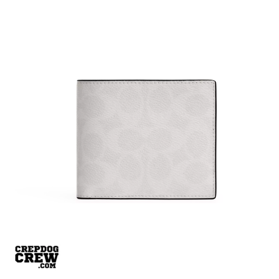 Coach 3-In-1 Wallet In Signature Canvas Chalk & Black