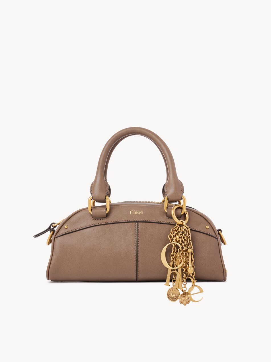 CHLOE Small Chloé bowling bag in soft leather Deep Taupe