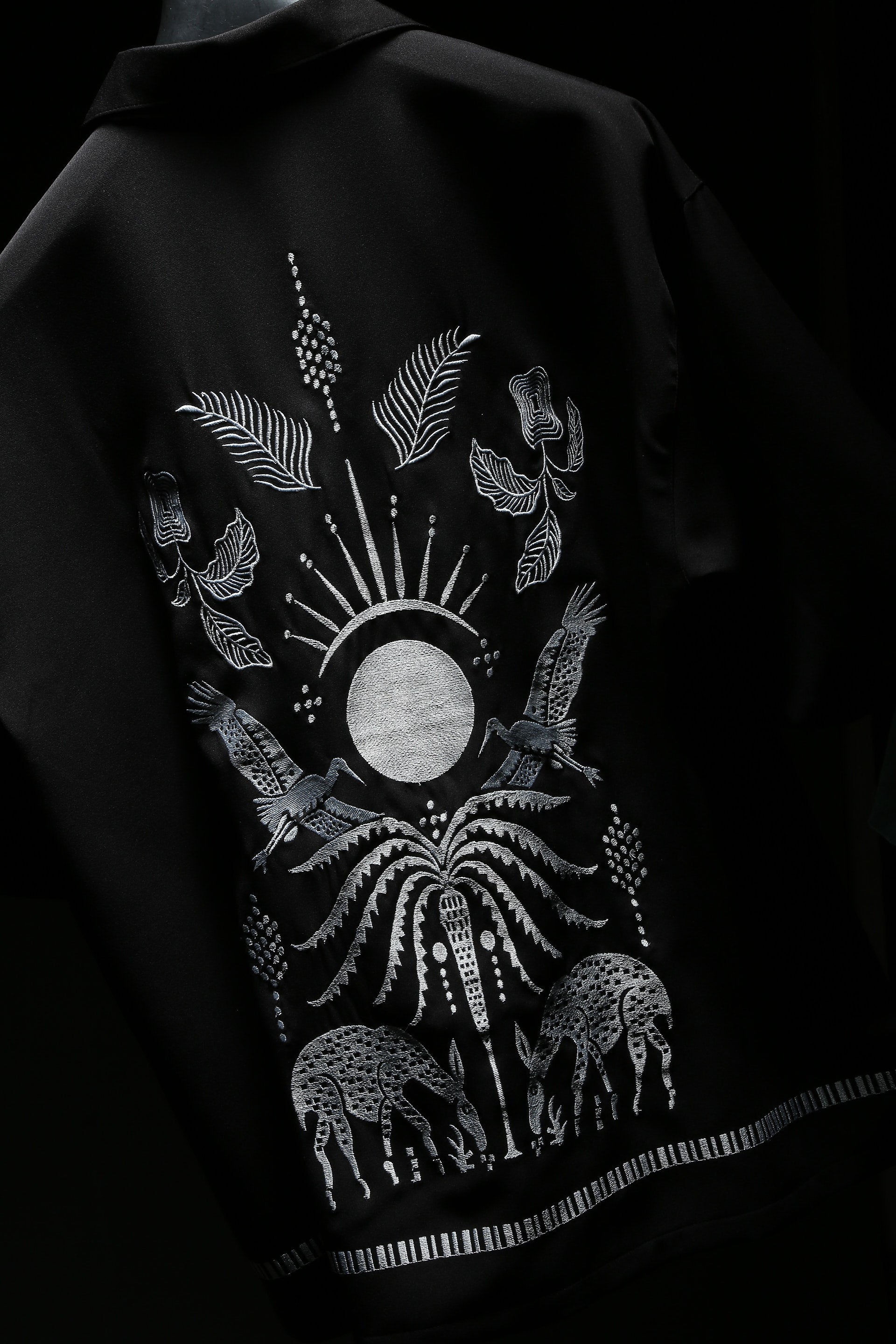 Sound of Silence Black Bowling Shirt