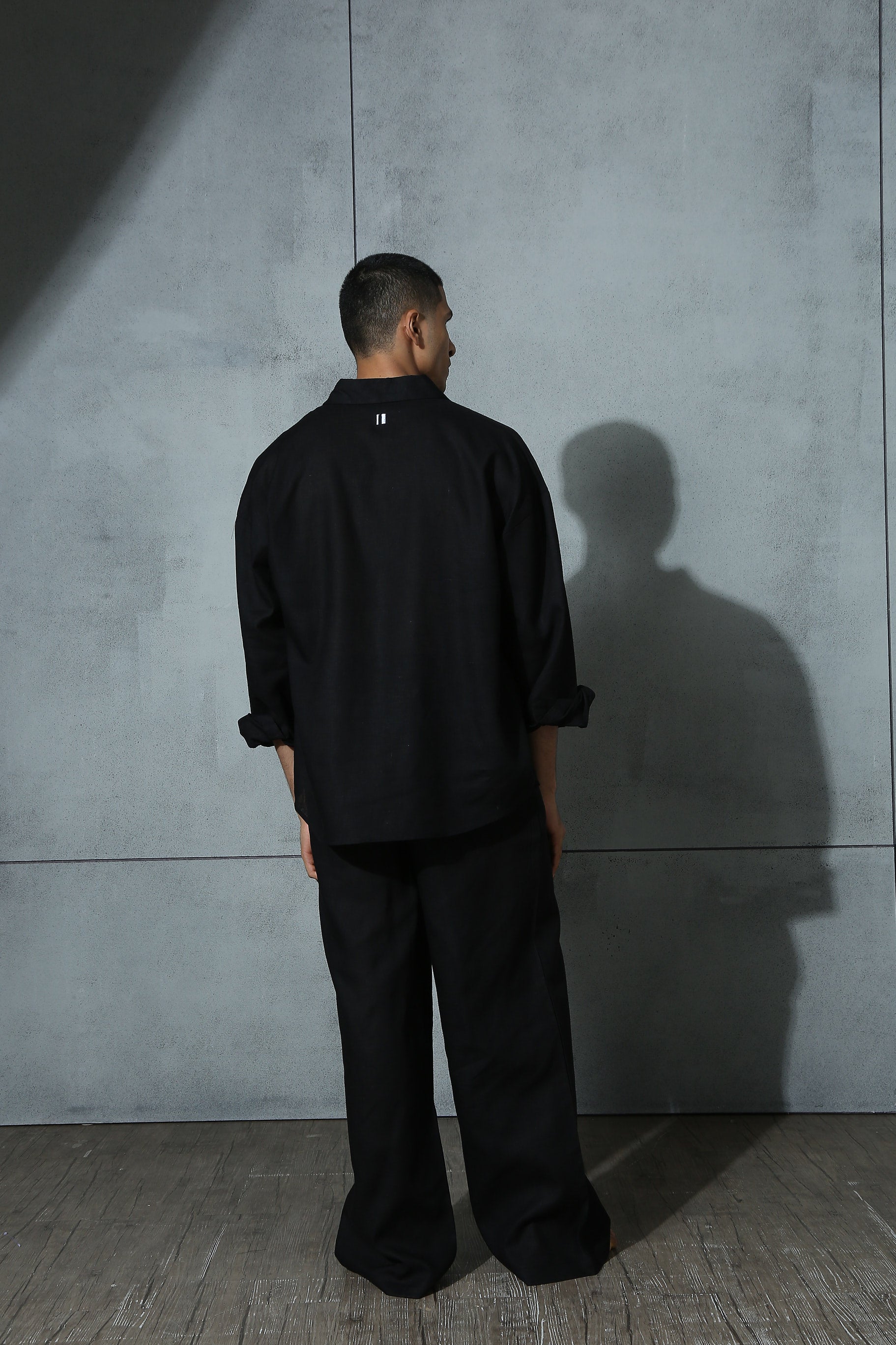 Black Linen Co-Ord Set