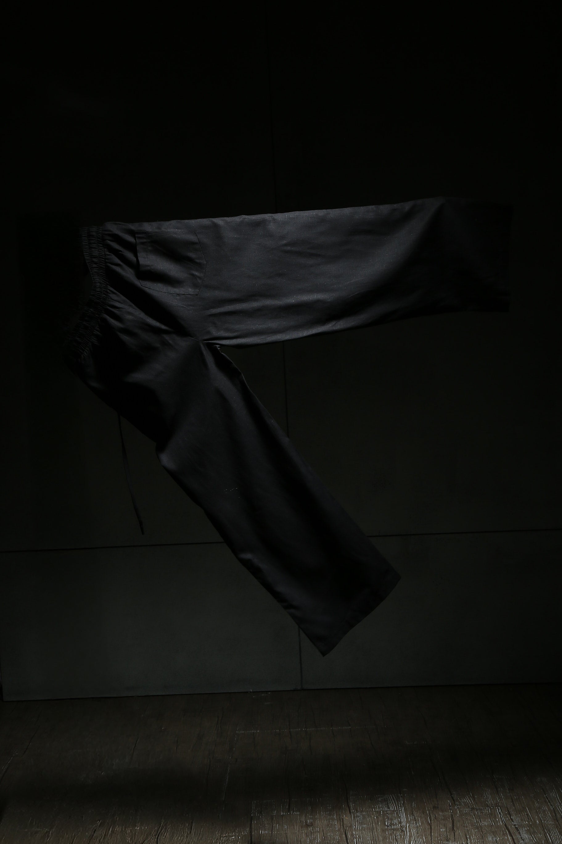 Black Linen Pant