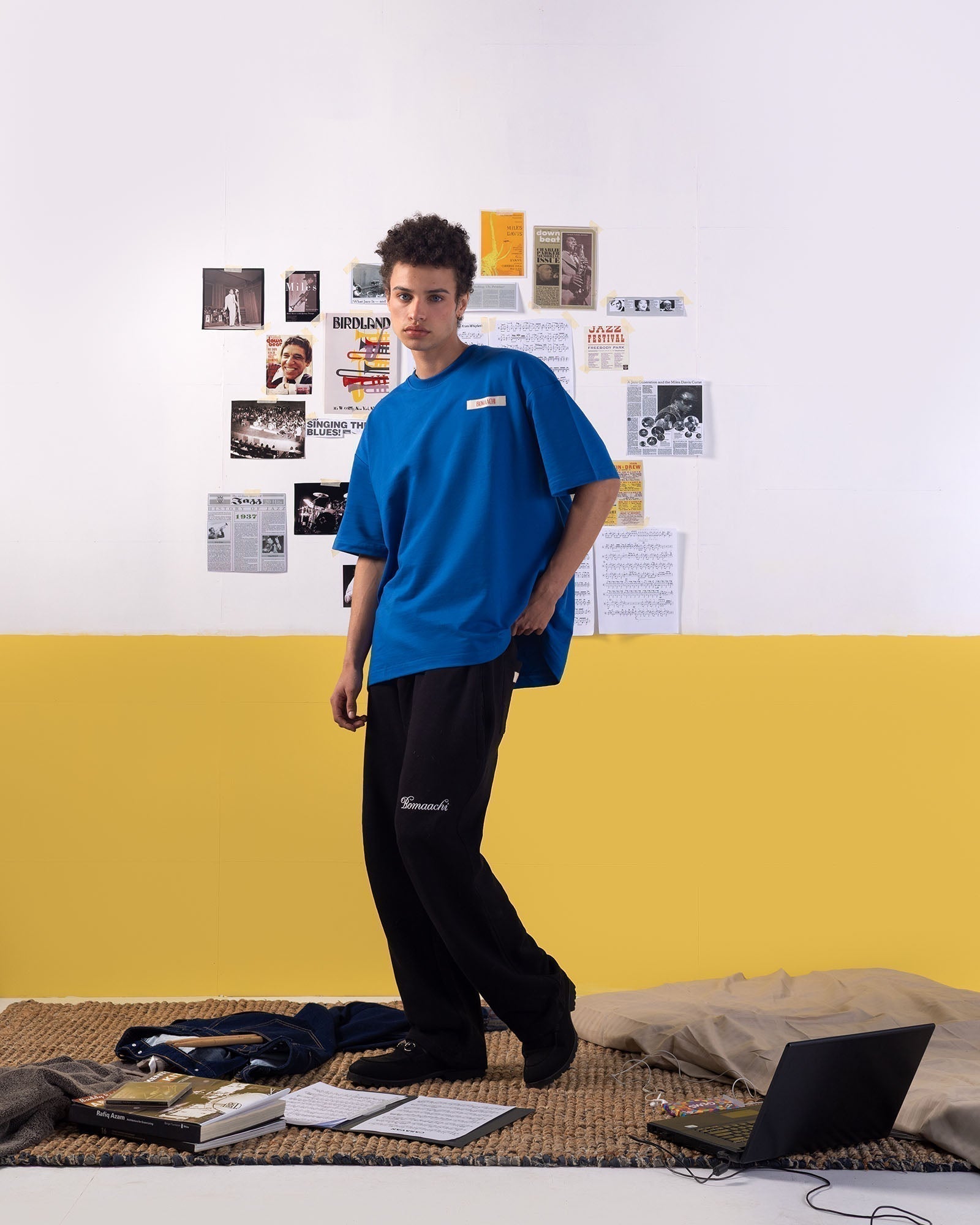 Woven Patch Classic Blue