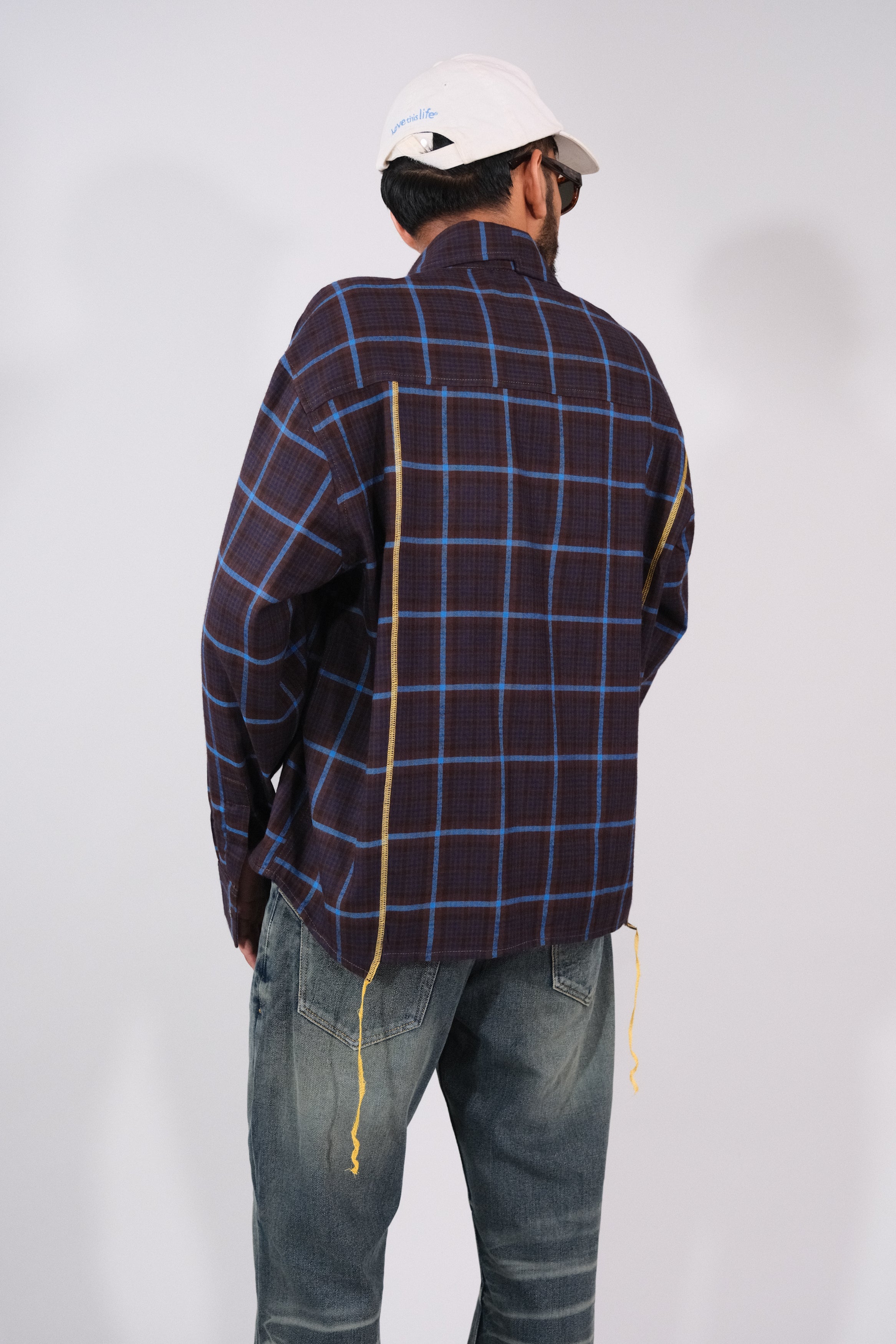 Matrix Shirt-Blue/Brown