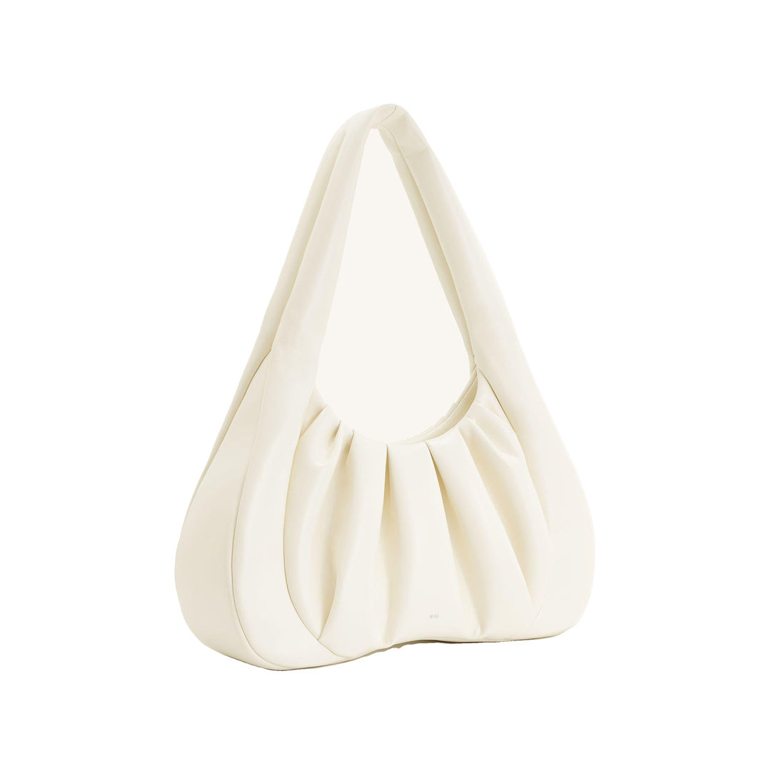 JW PEI Ashley Ruched Shoulder Bag - White