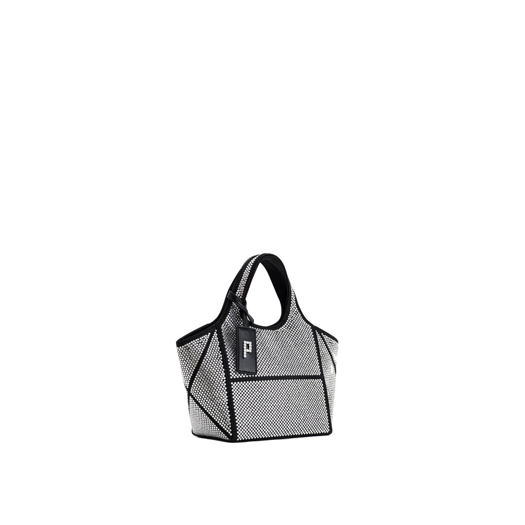 JW PEI Eliana Artificial Crystal Mini Tote Bag - Anthracite