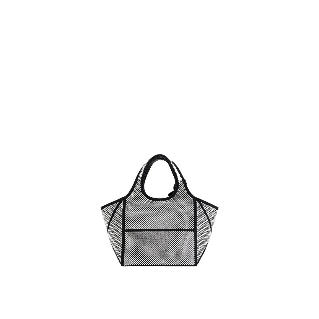 JW PEI Eliana Artificial Crystal Mini Tote Bag - Anthracite