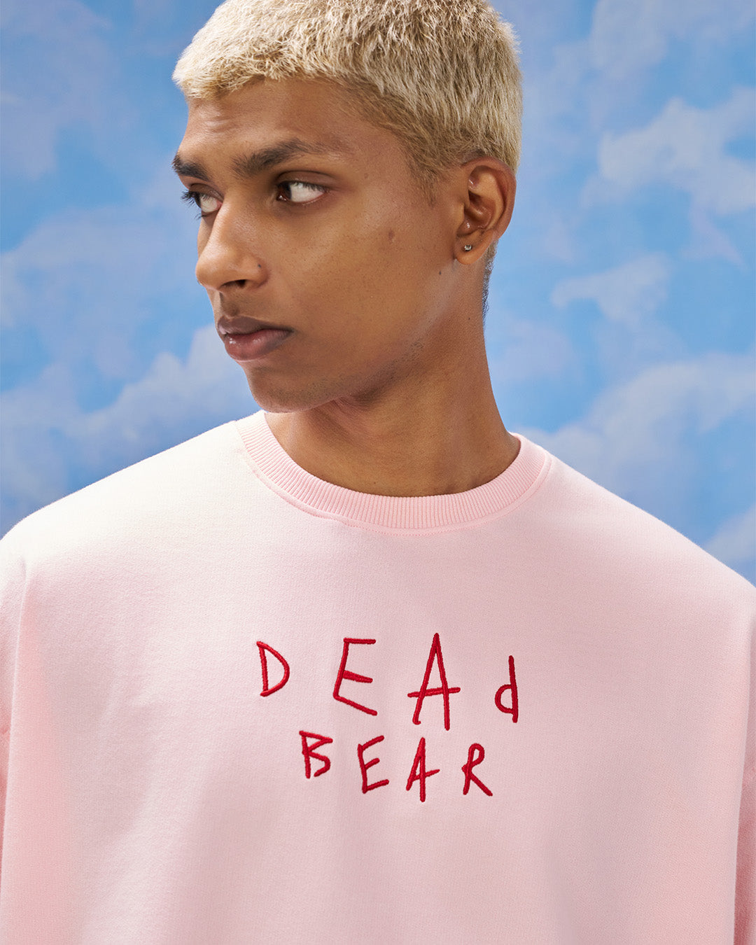 Scribbled Logo Tee Pink