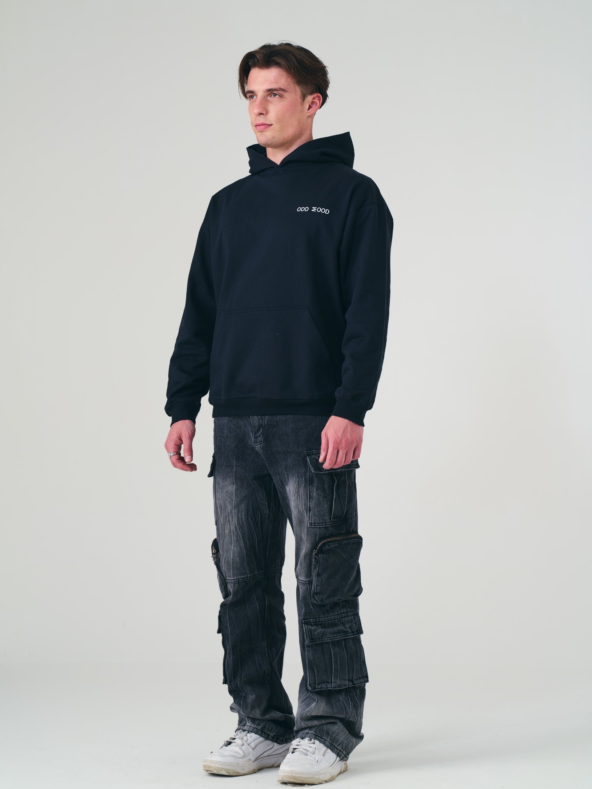 Odd Mood Receipts Hoodie - Black