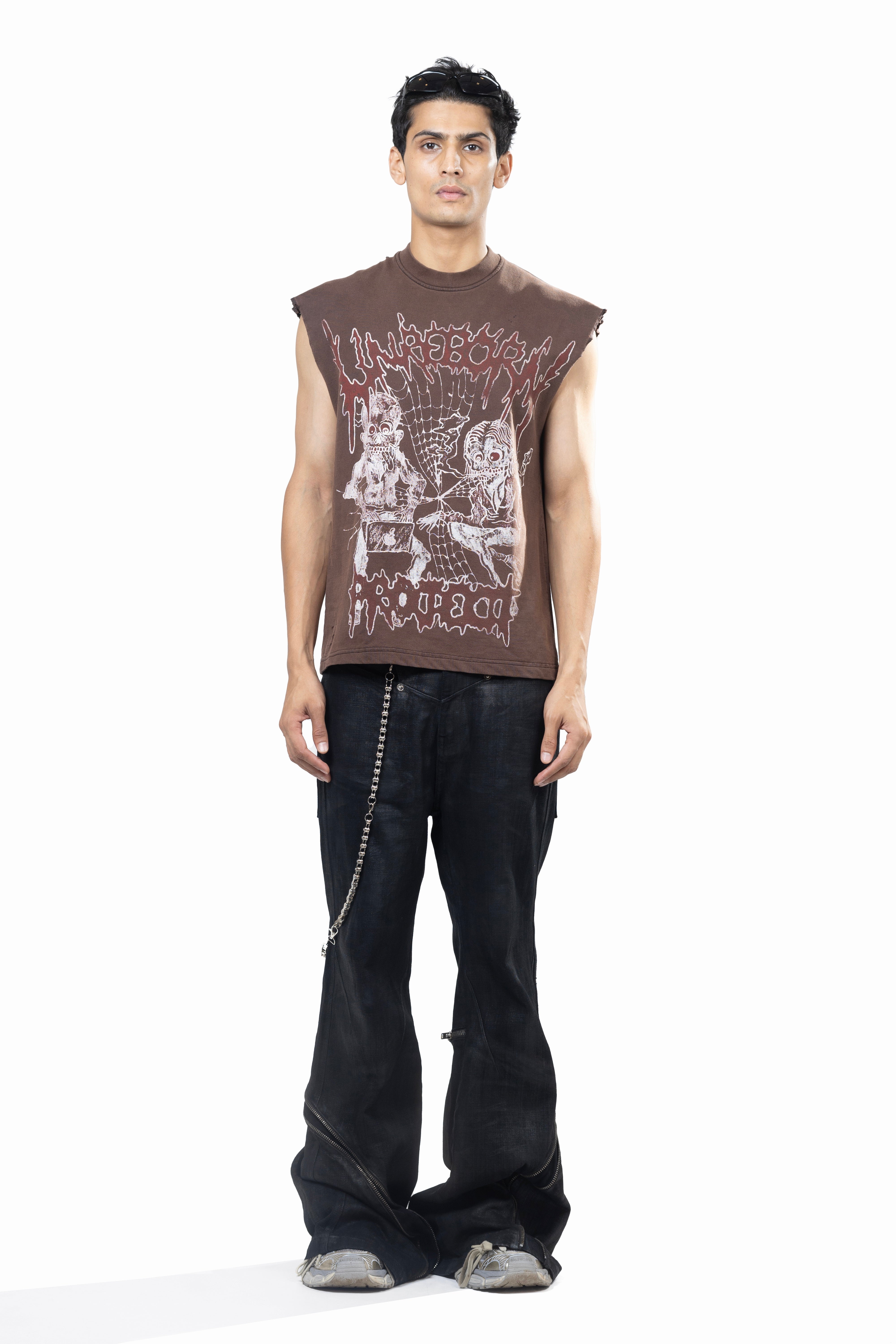 Unreborn Summer Tour Tank Brown