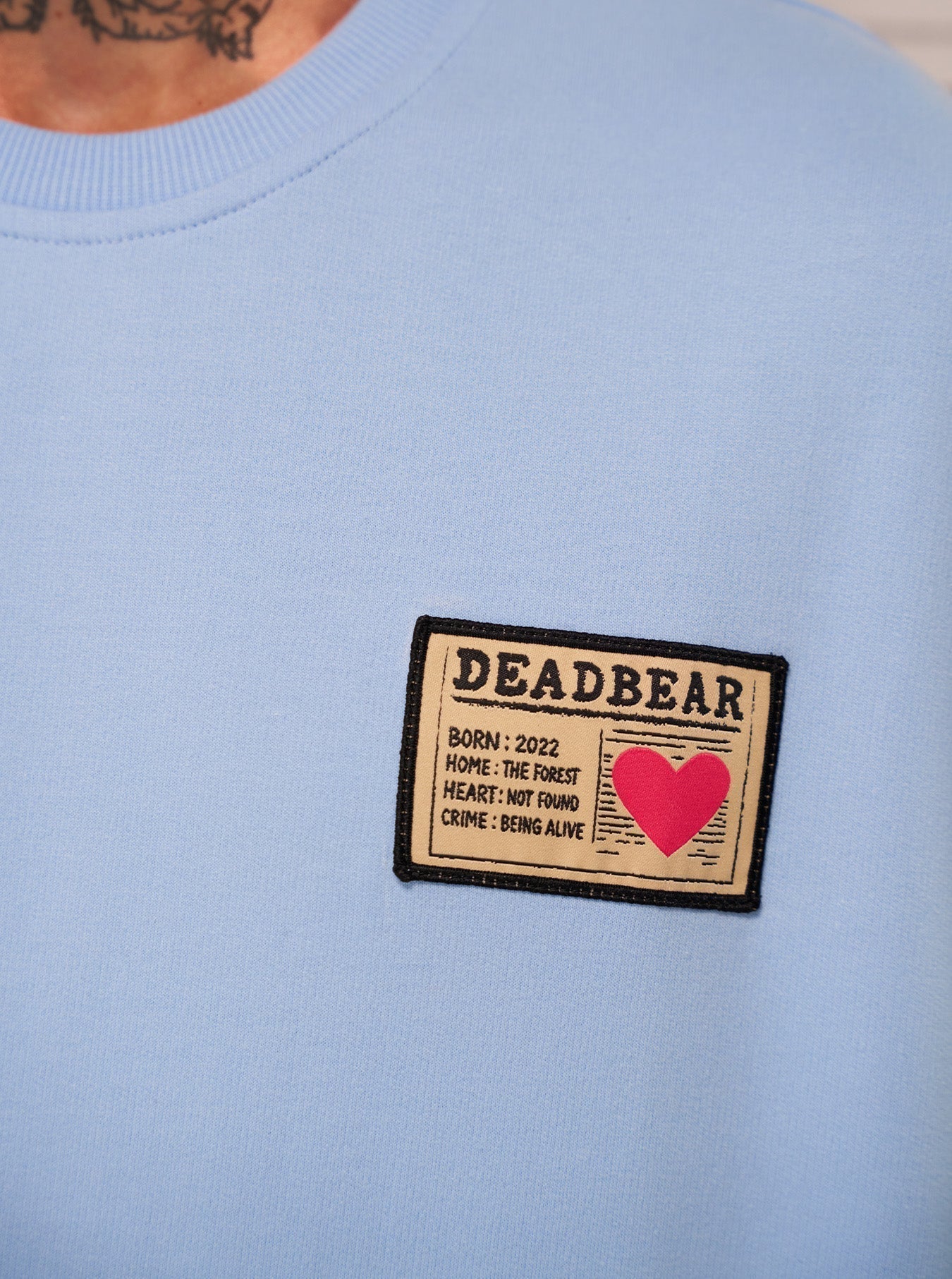 Mugshot Tee Sky Blue