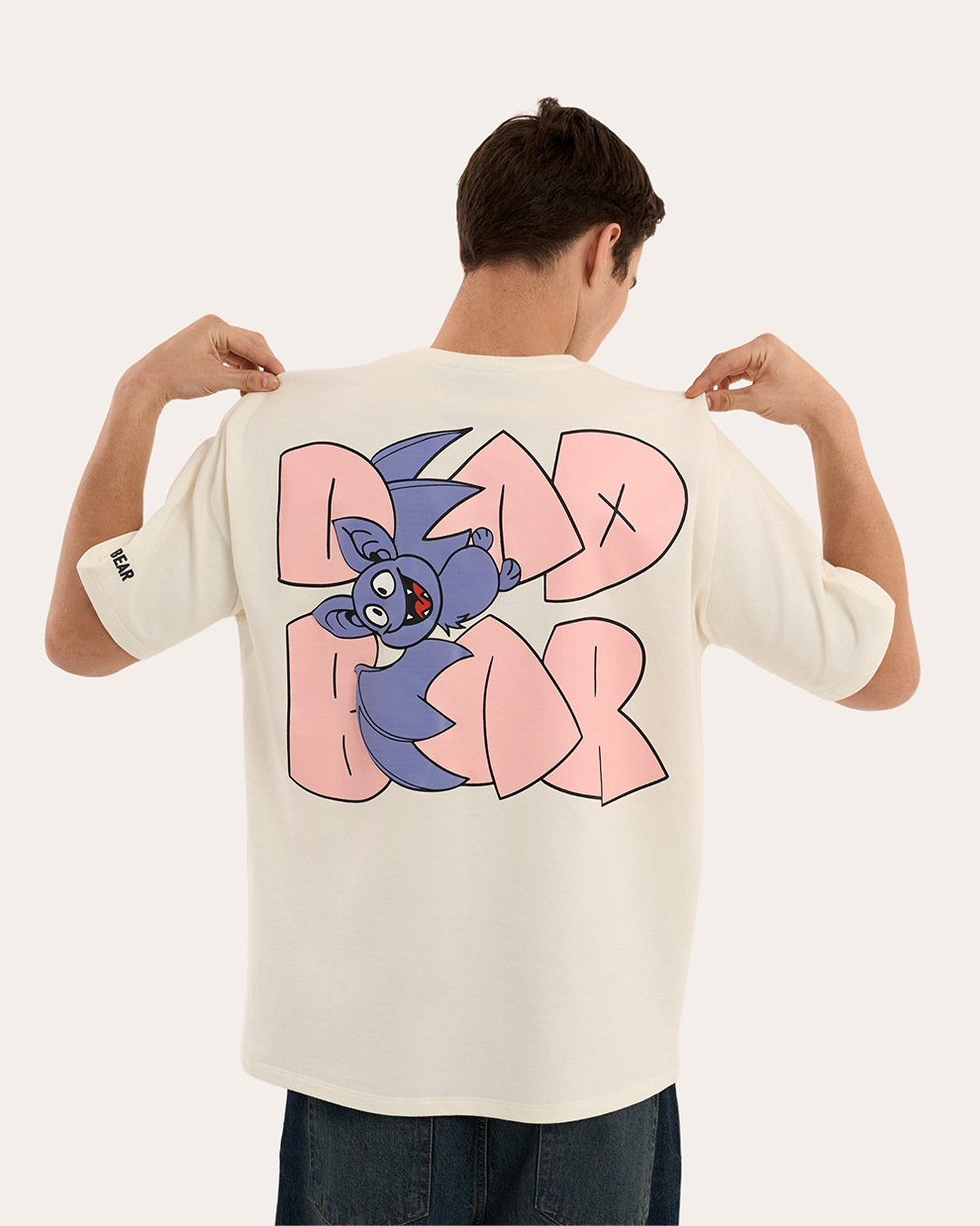 The Bat Tee Cream White