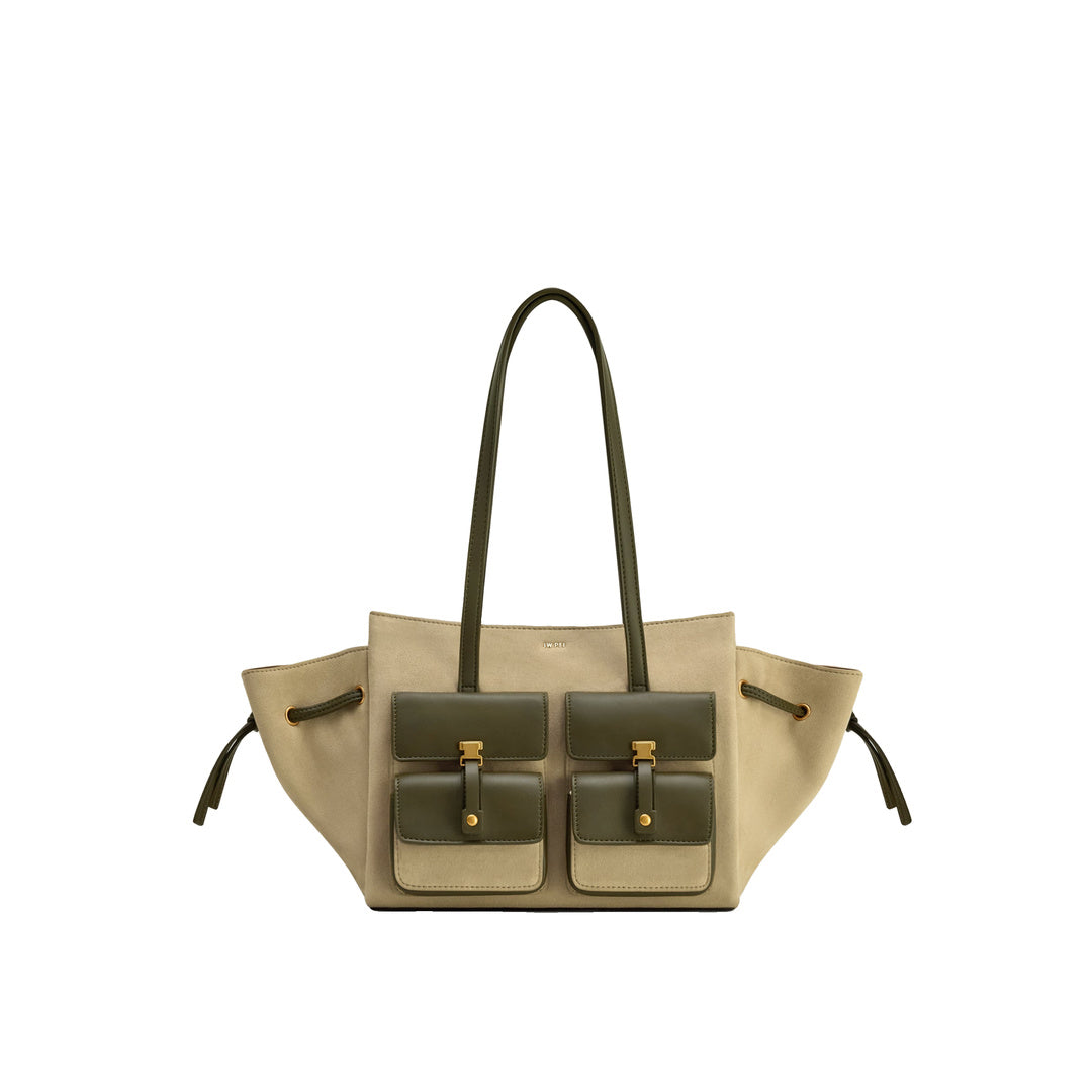 JW PEI Linda Faux Suede Tote Bag - Green