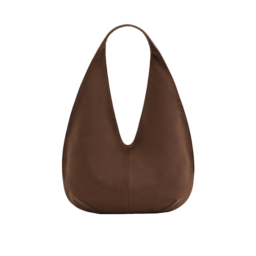 JW PEI Dara Faux Suede Hobo Bag - Mocha Brown