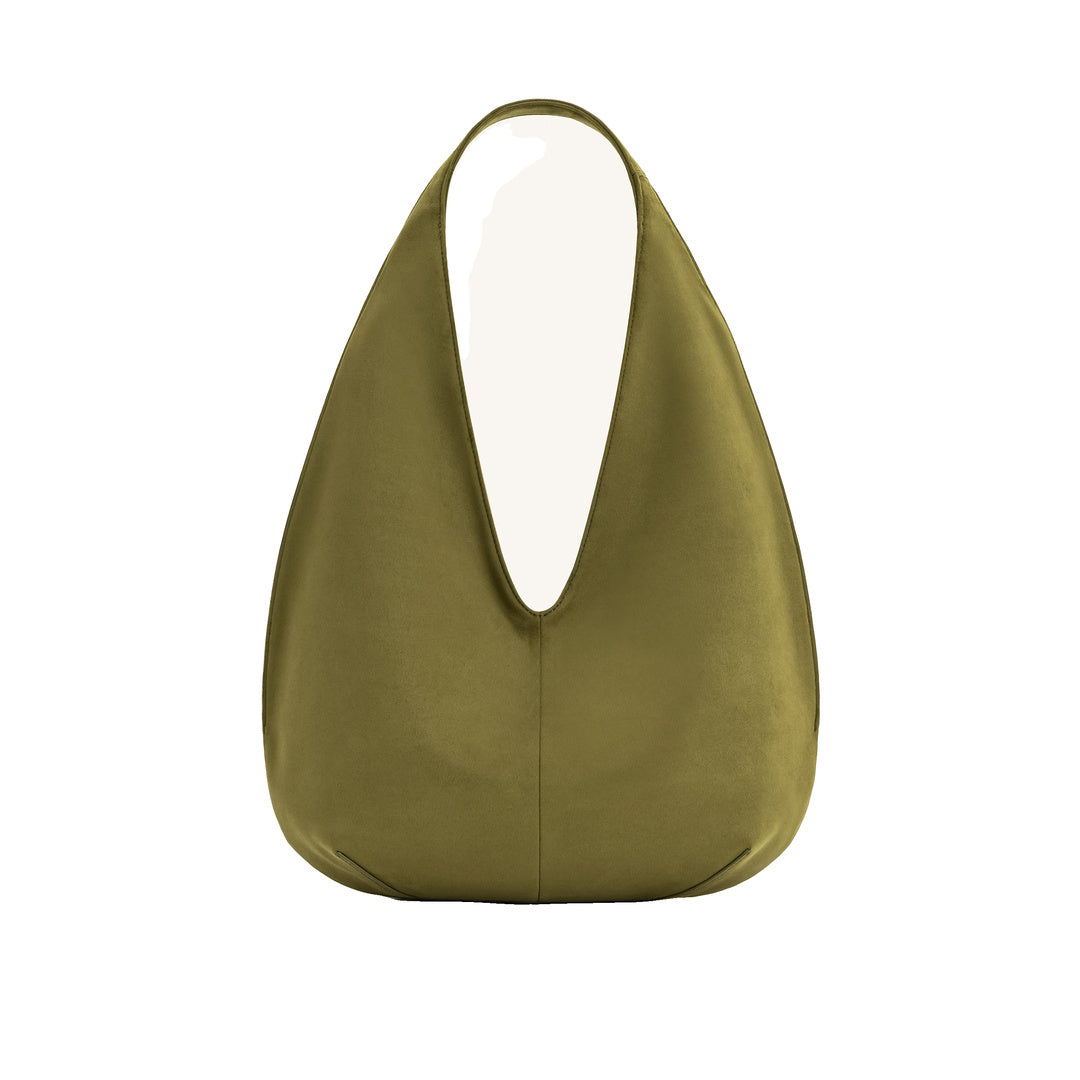 JW PEI Dara Faux Suede Hobo Bag - Dark Olive