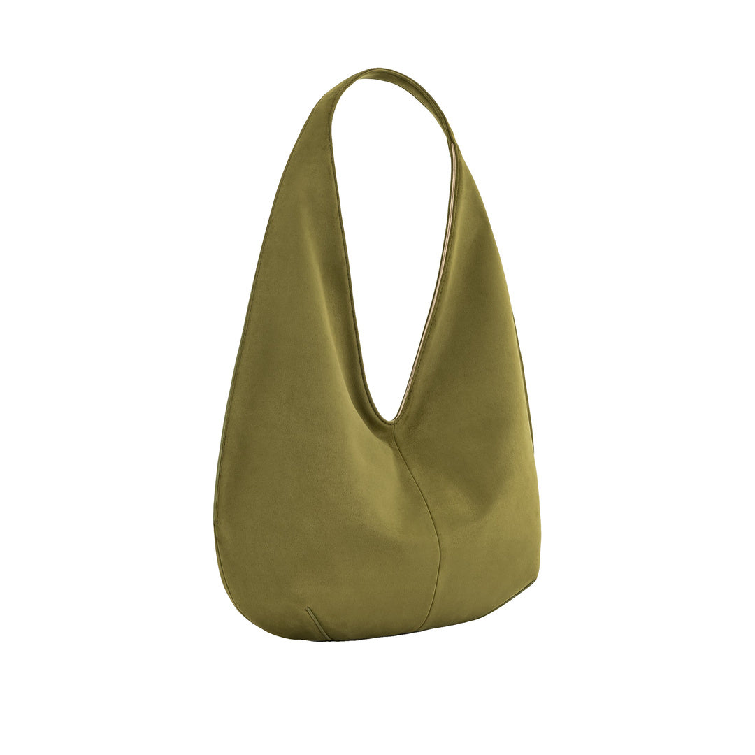 JW PEI Dara Faux Suede Hobo Bag - Dark Olive