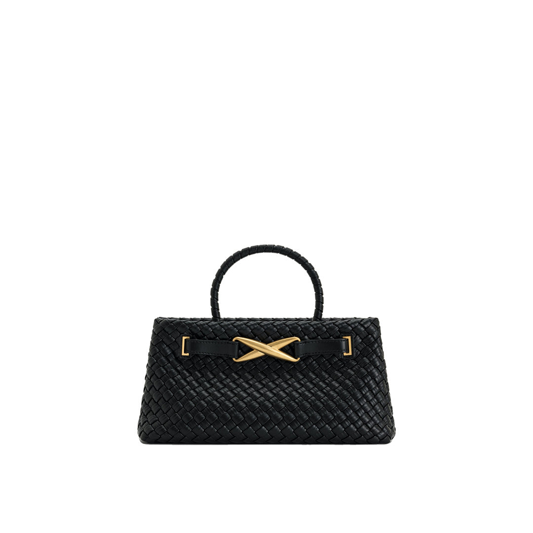 JW PEI Elora Woven Tote Bag - Black