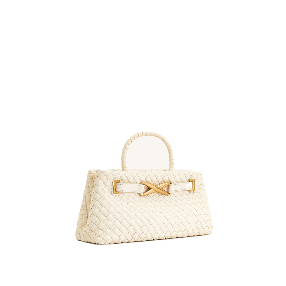 JW PEI Elora Woven Tote Bag - White