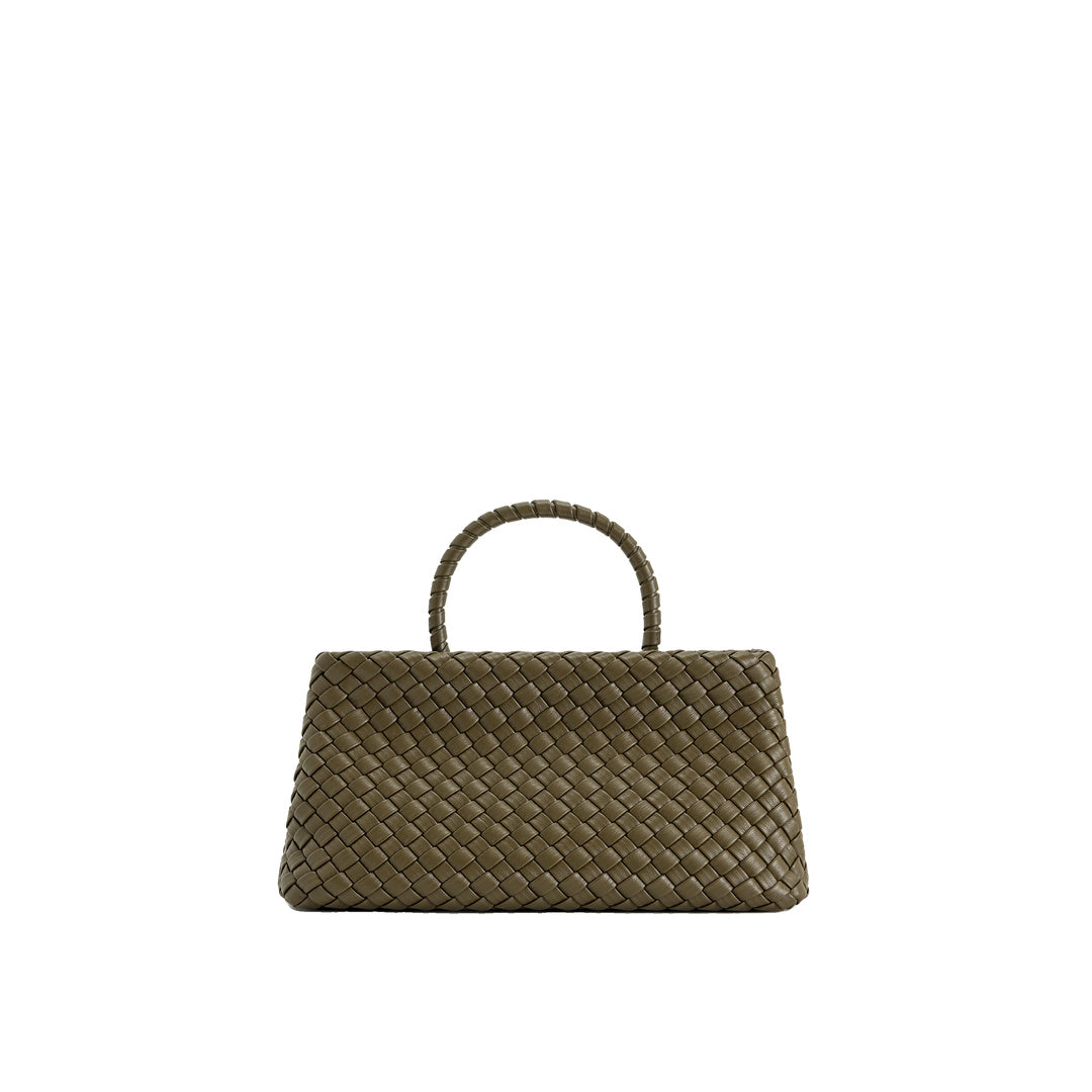JW PEI Elora Woven Tote Bag - Dark Olive