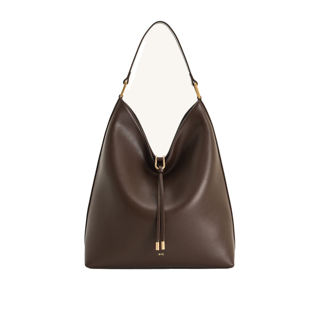 JW PEI Aria Shoulder Bag - Dark Brown