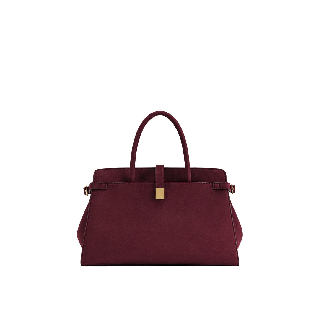 JW PEI Saige Faux Suede Tote Bag - Burgundy