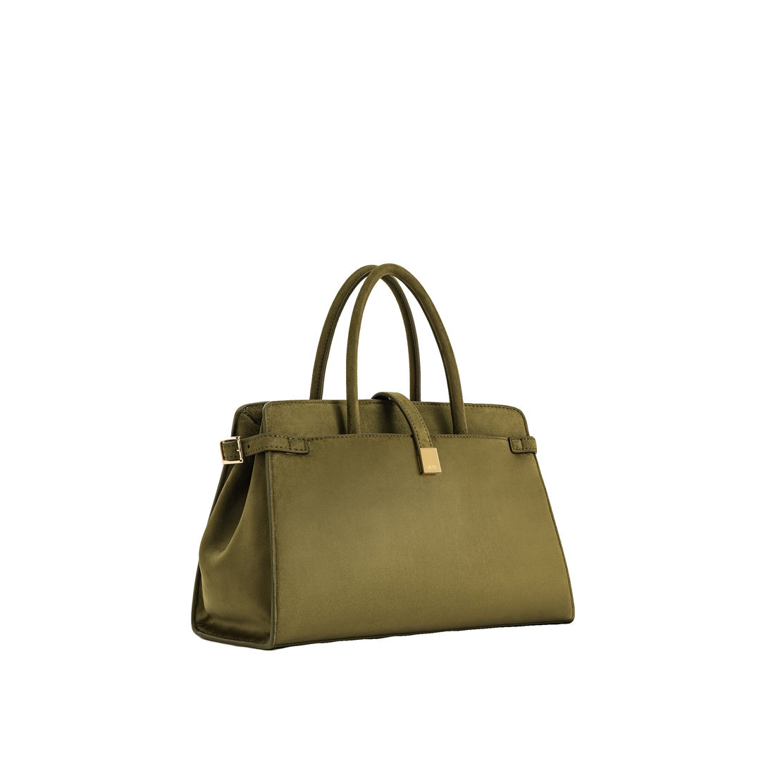 JW PEI Saige Faux Suede Tote Bag - Olive Green