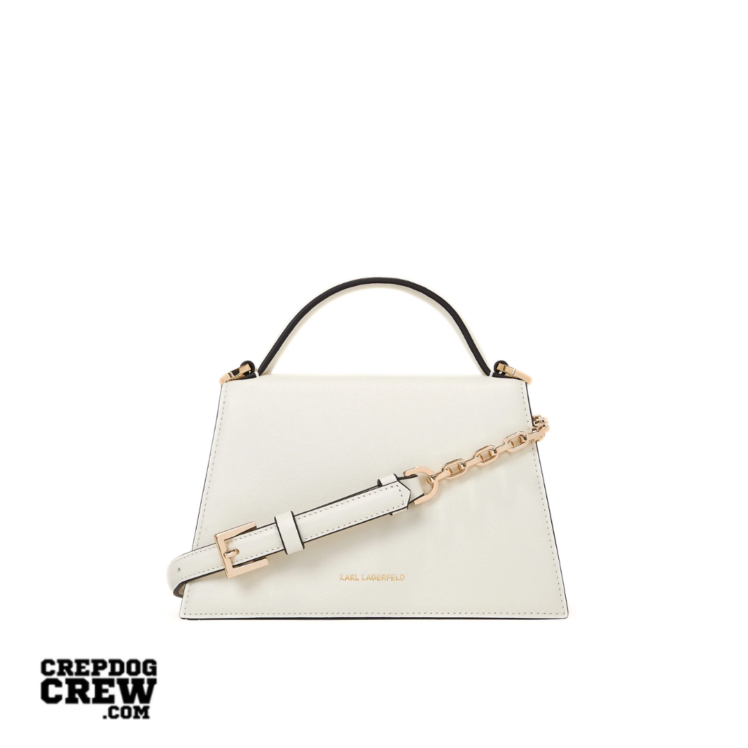 KARL LAGERFELD K/Signature small crossbody bag Off White