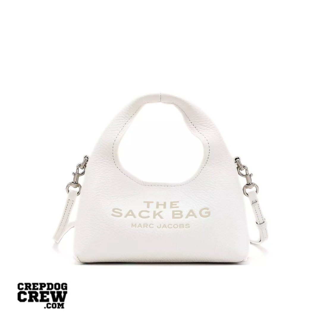 Marc Jacobs The Micro Crossbody Sack Bag white