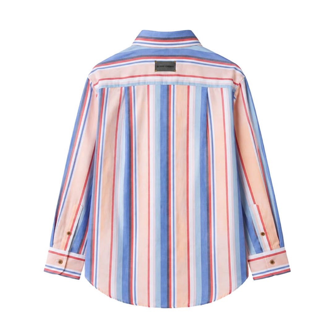 Seersucker Shirt in Race Stripes