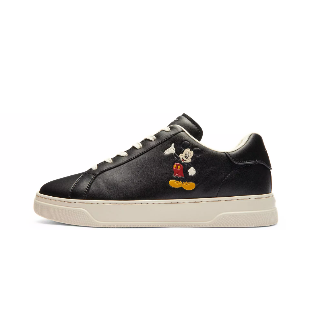 Disney X Coach High Line Sneaker With Mickey Mouse Black