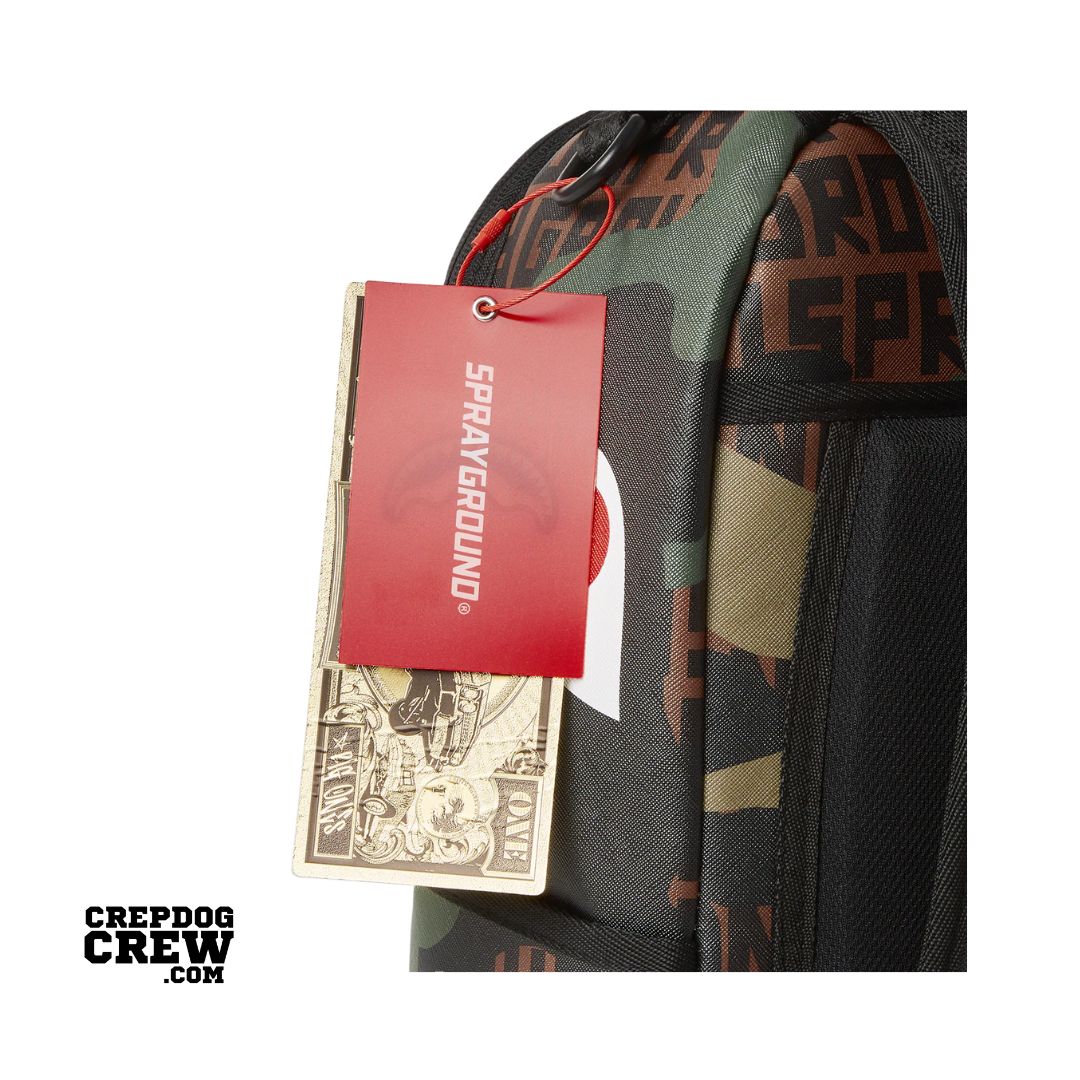 SPRAYGROUND CAMO INFINITI BACKPACK CAMO GREEN