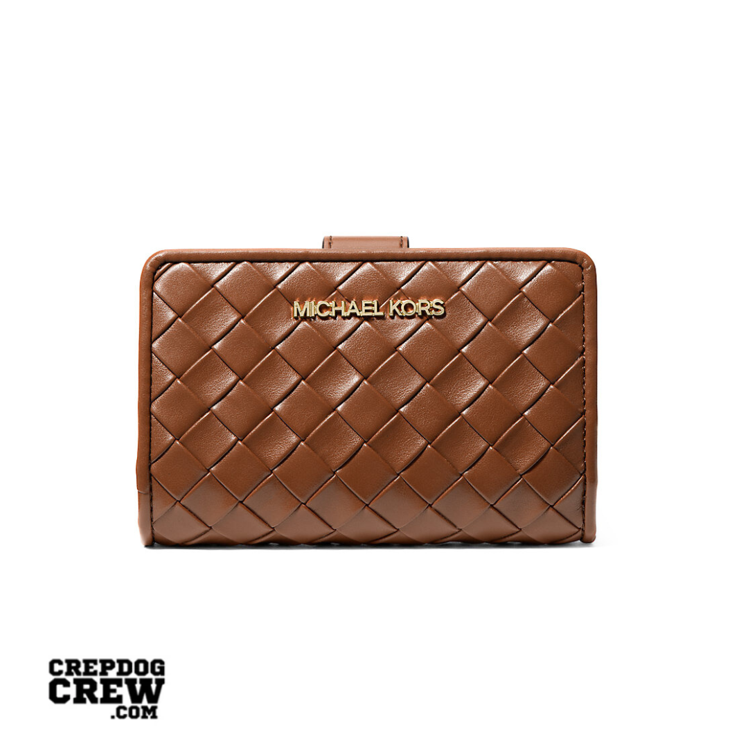 Michael Kors Jet Set Medium Woven Wallet LUGGAGE
