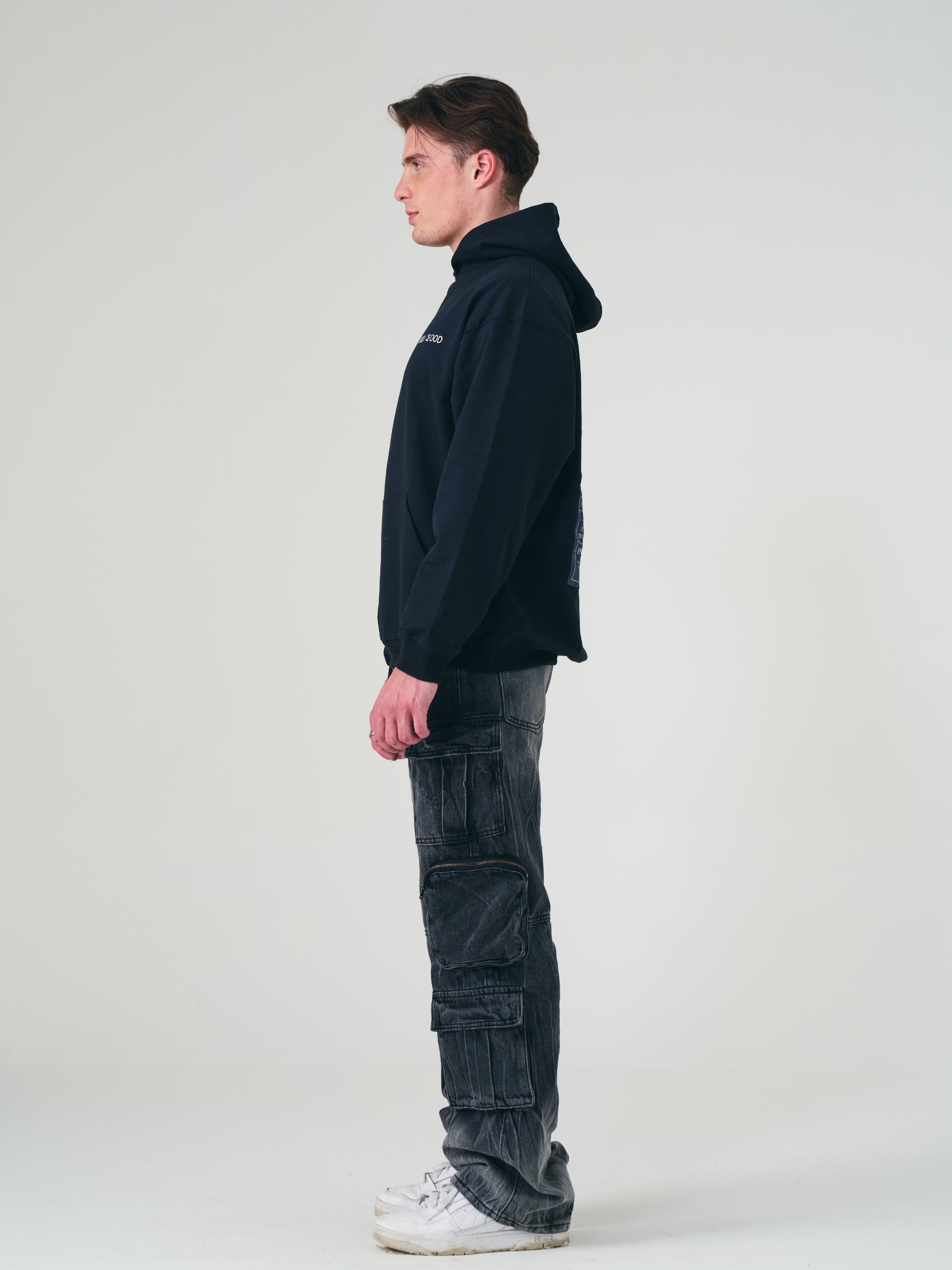 Odd Mood Receipts Hoodie - Black