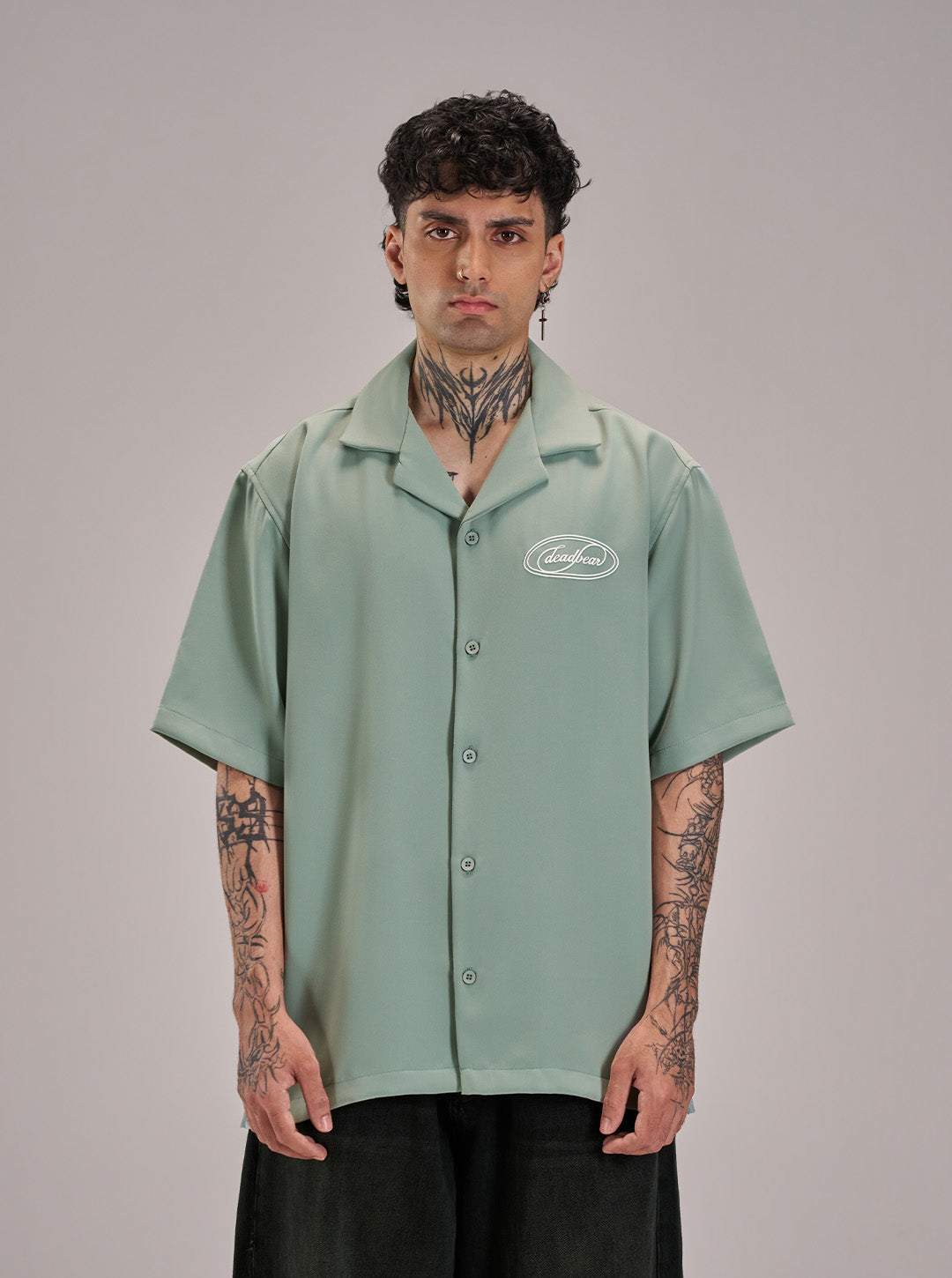 Signature Bowling Shirt Mint