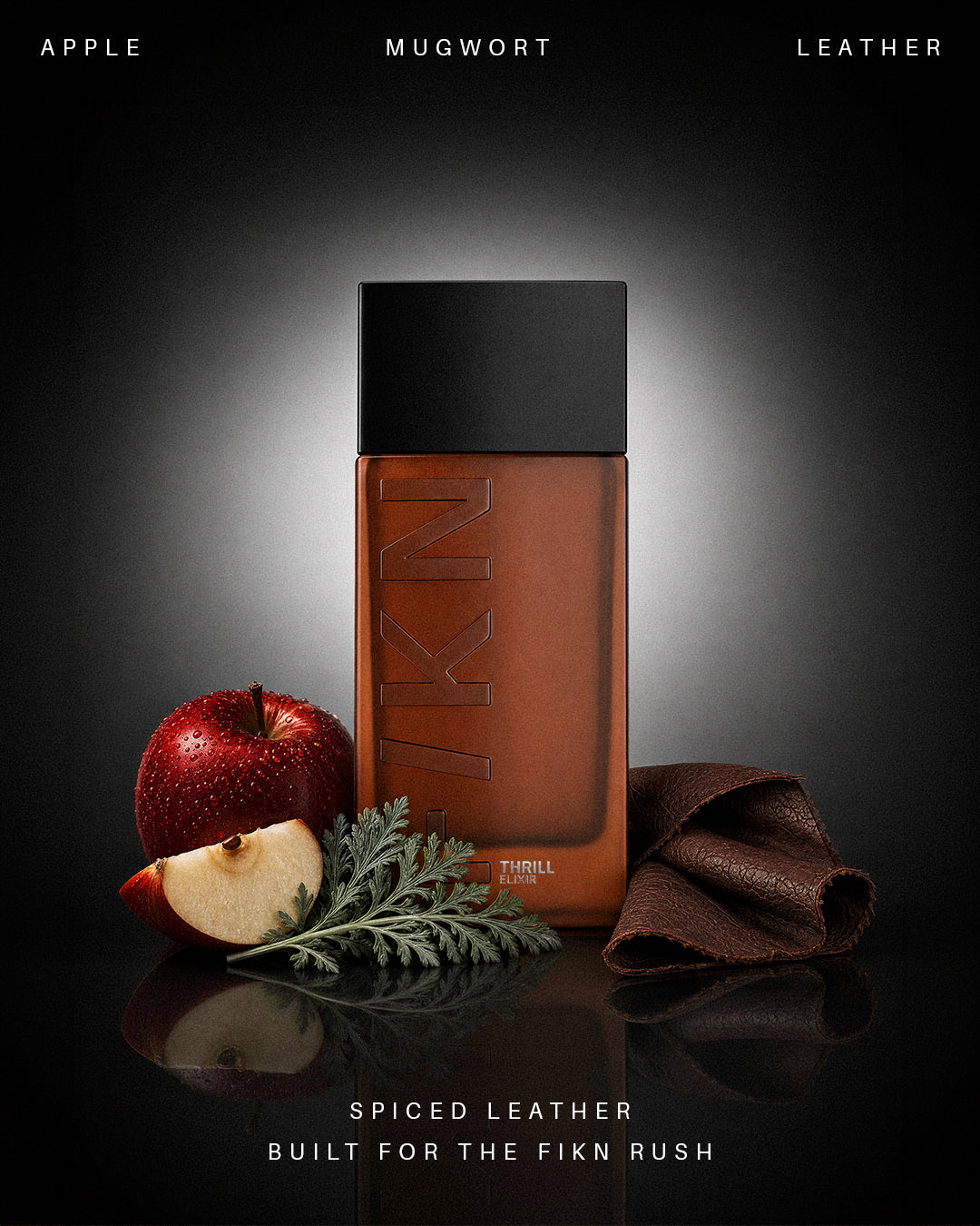 FIKN THRILL Spiced Leather Elixir Perfume