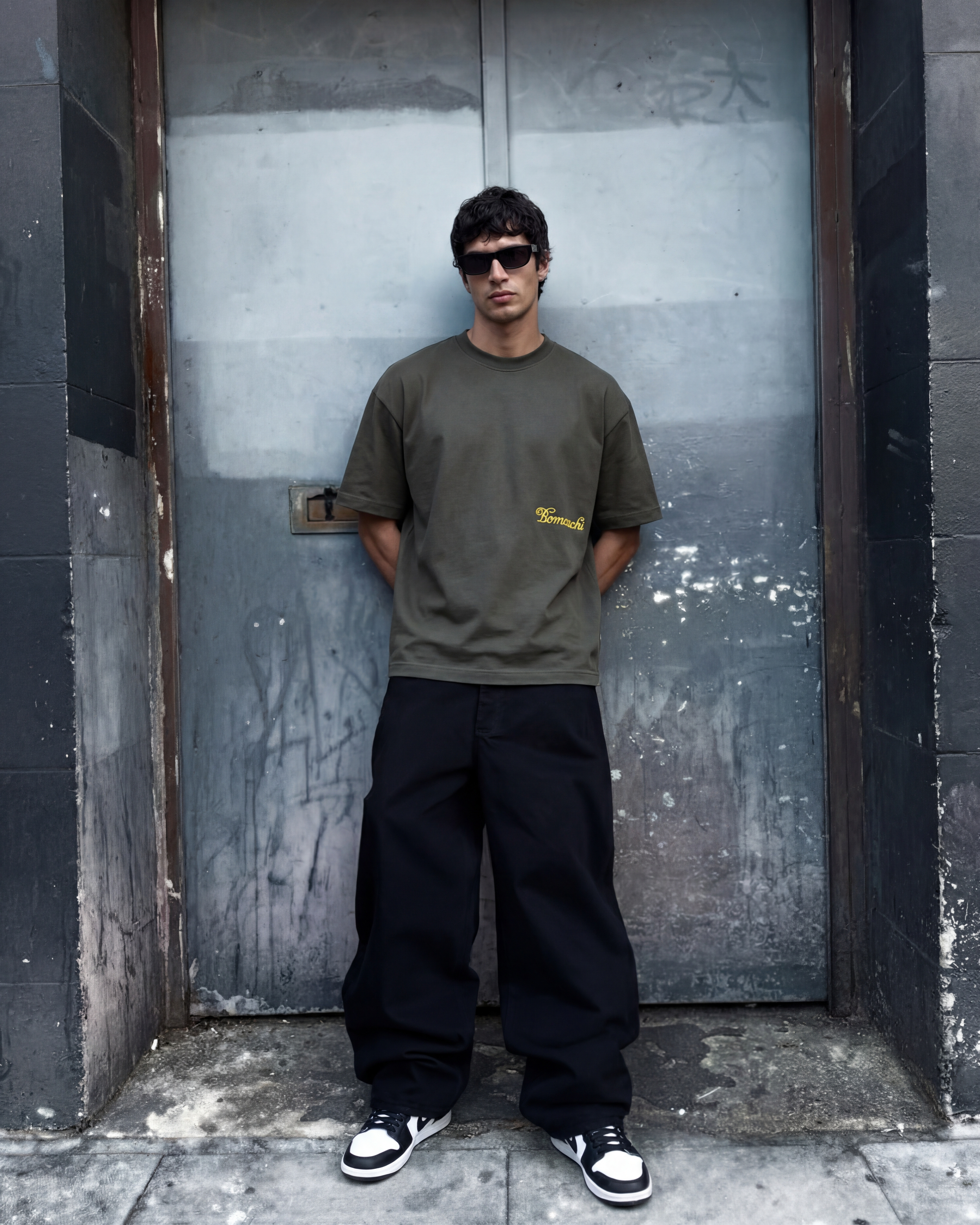 Blank Dark Grey Green T-shirt